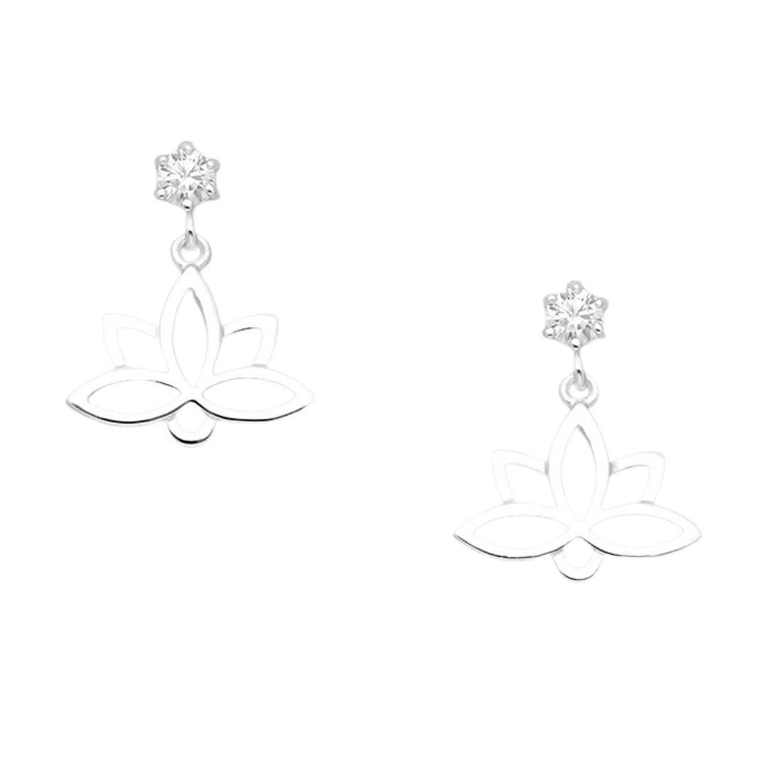 Light Point Lotus Earrings