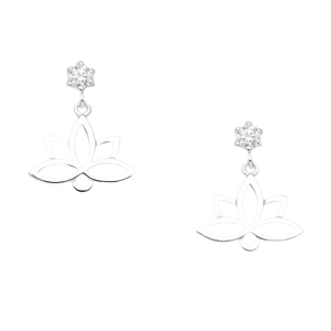 Light Point Lotus Earrings