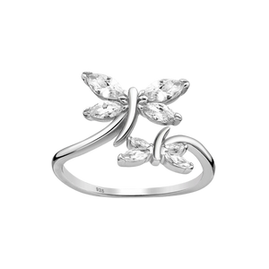 Butterflies CZ Ring