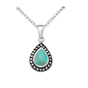 Teardrop Turquoise Pendant