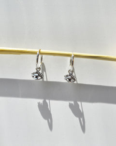 Evil Eye Hoop Earrings