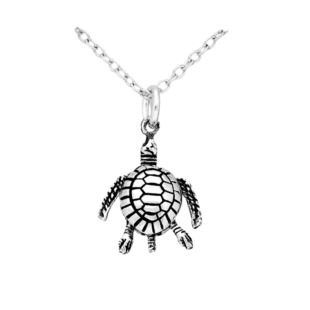 Shelly Turtle Pendant