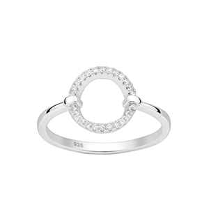 Sparkling Halo Ring