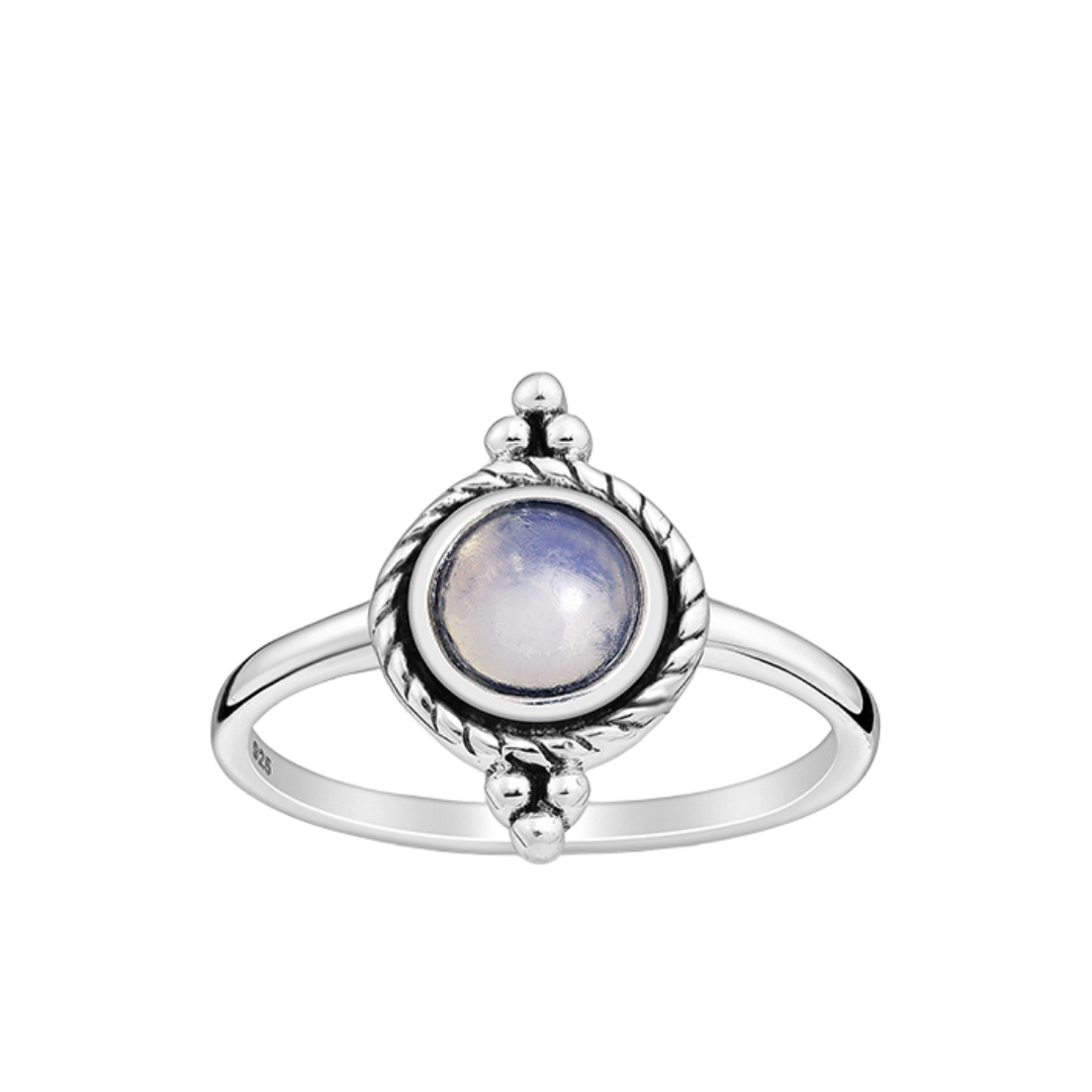 Celeste Moonstone Ring