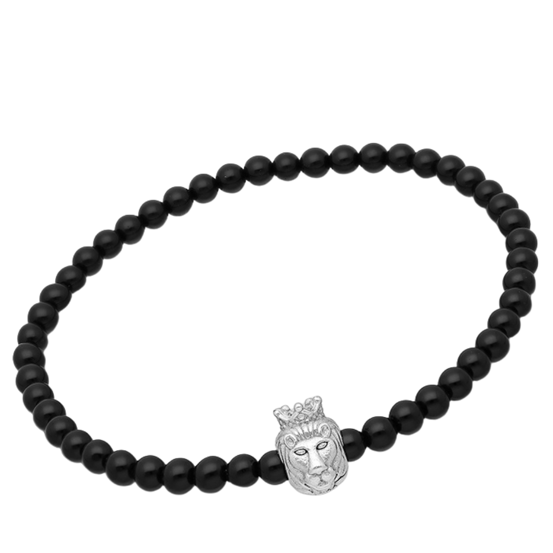 Lion Black Onix Bracelet