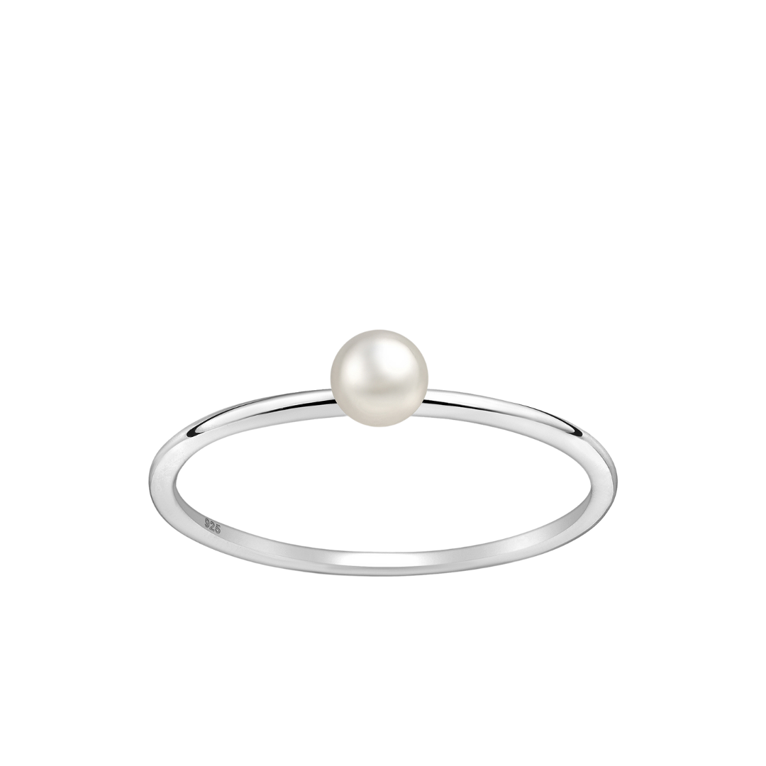 Little solitaire Pearl Ring