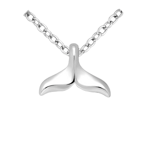 Petite Whale Tail Pendant