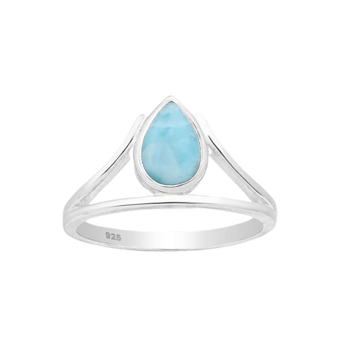 Larimar Drop Ring