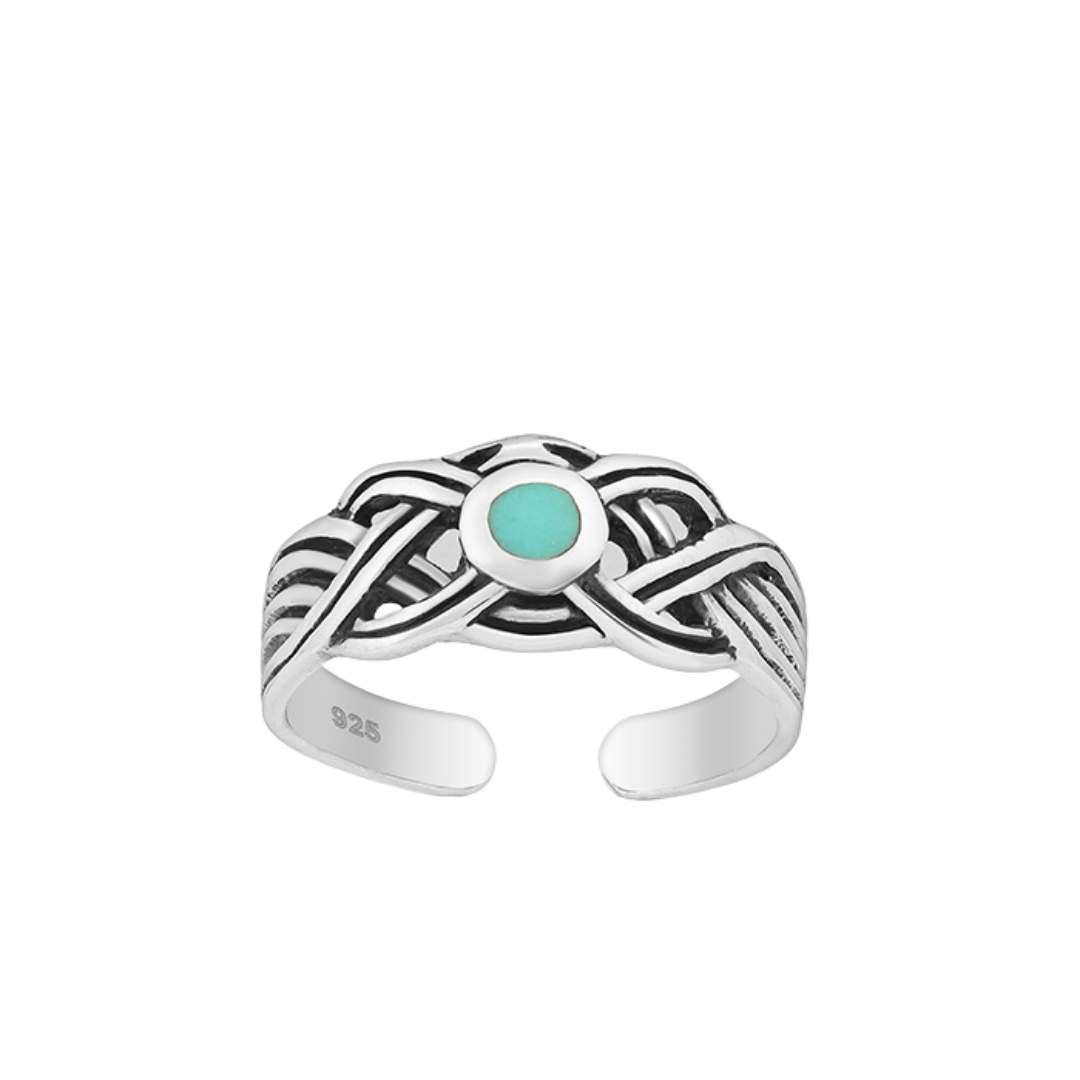 Gypsy Turquoise Toe Ring