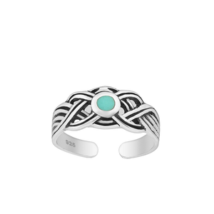 Gypsy Turquoise Toe Ring