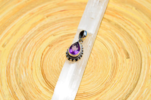 Amethyst Drop Pendant