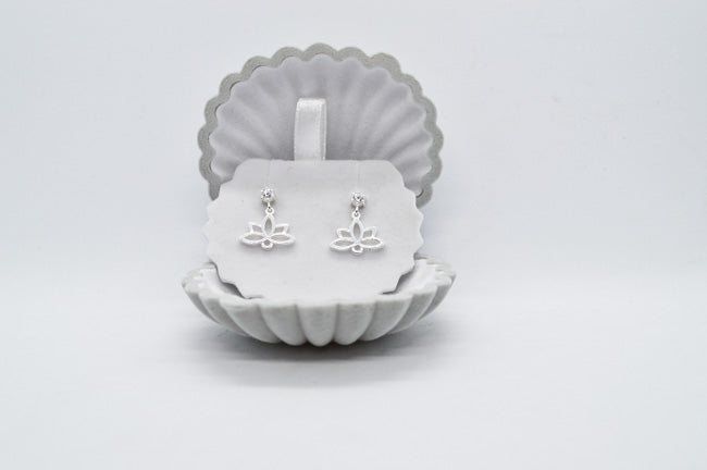 Light Point Lotus Earrings