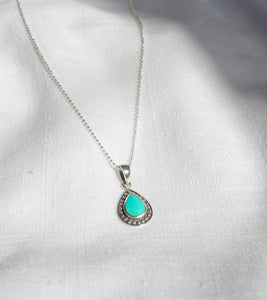 Teardrop Turquoise Pendant