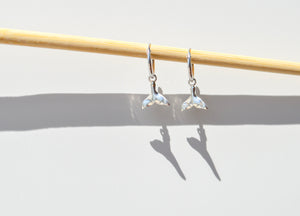 Whale Tail Mini Hoop Earring