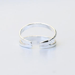 Double Band Midi Ring