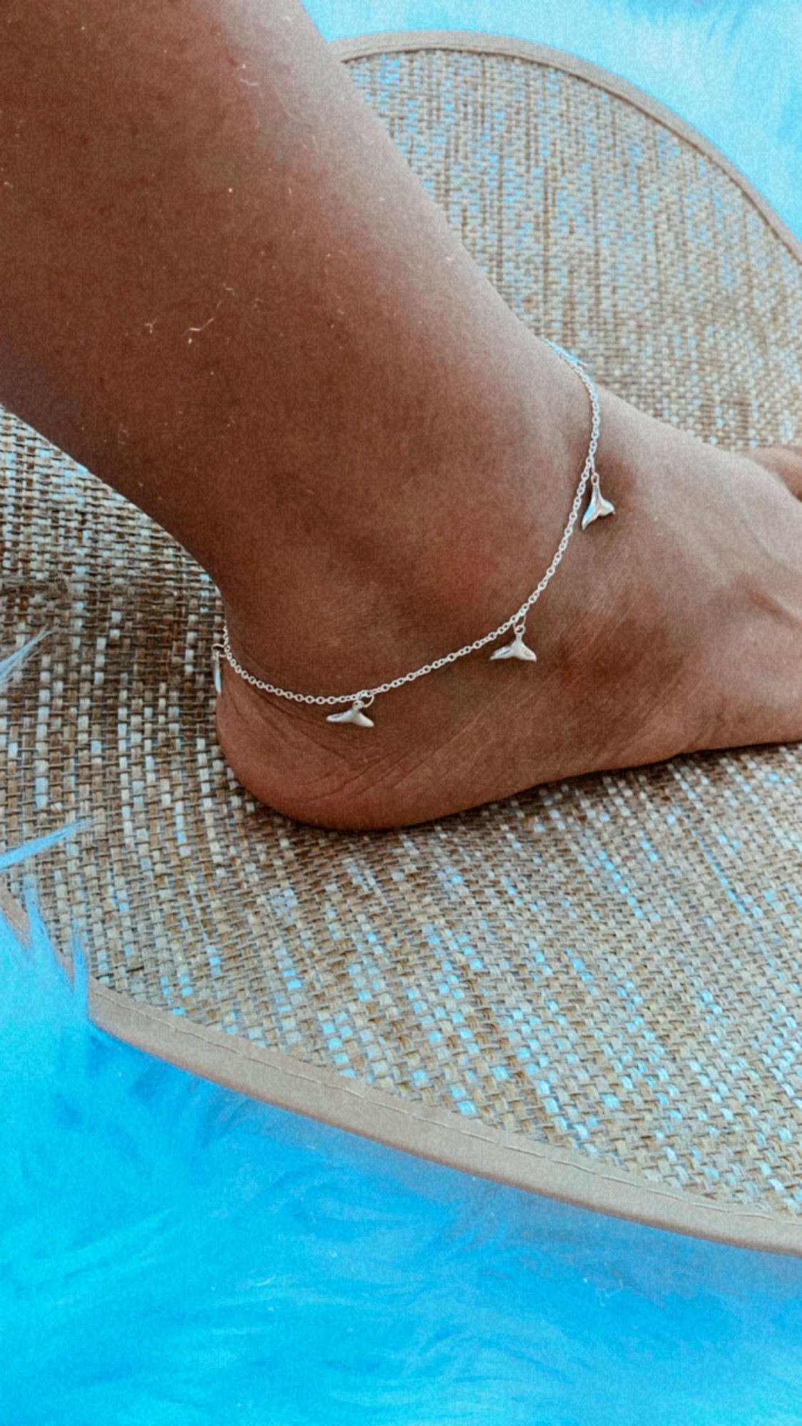 Whale Tails Anklet