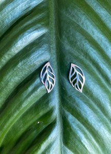 Big Leaf Stud Earrings