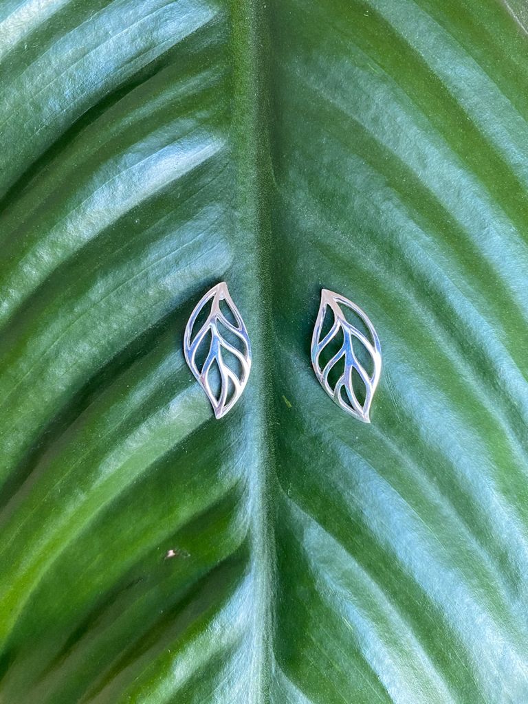 Big Leaf Stud Earrings