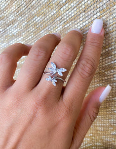 Butterflies CZ Ring