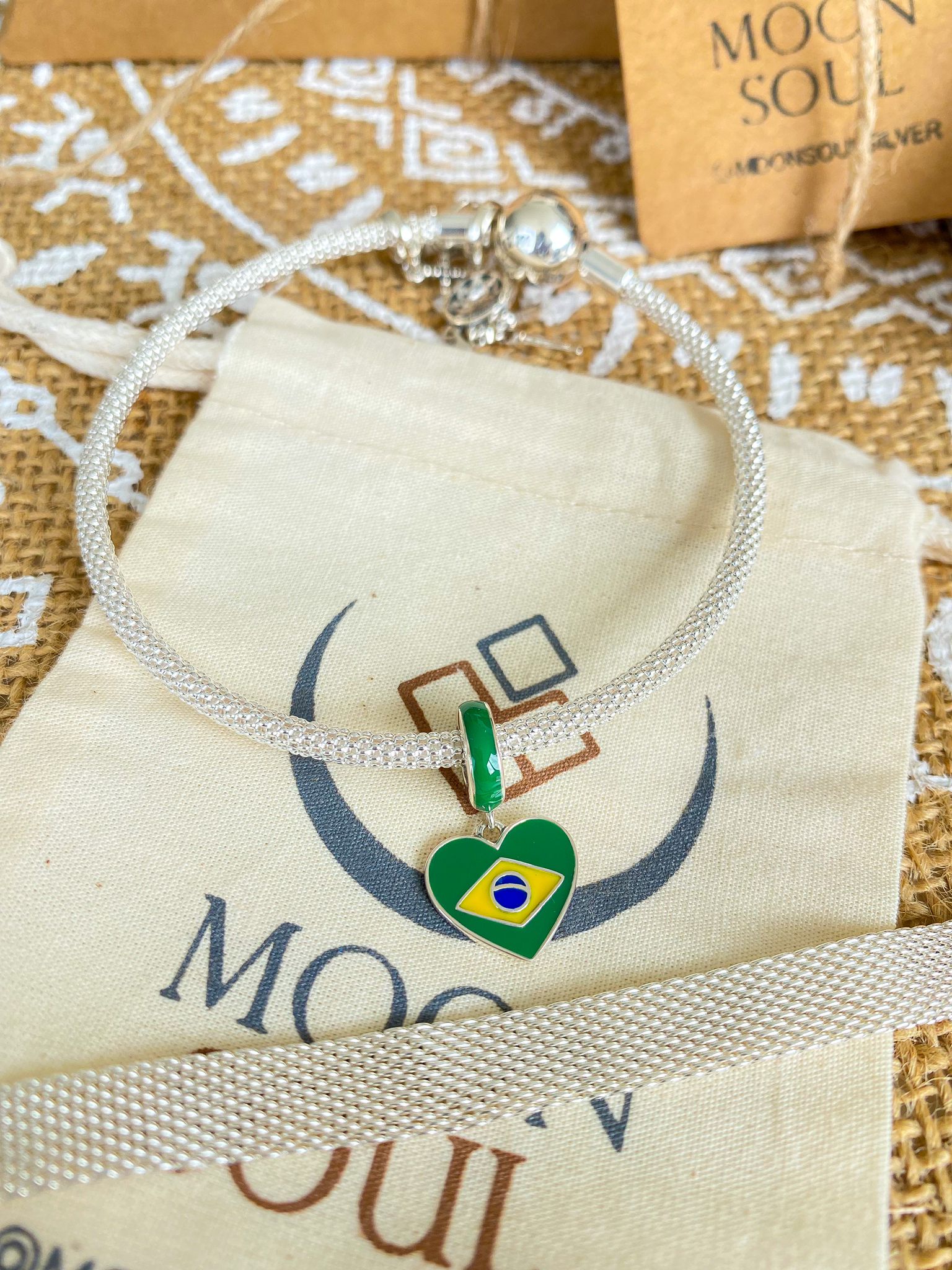 Brasil Flag Charm