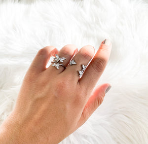 Butterflies CZ Ring