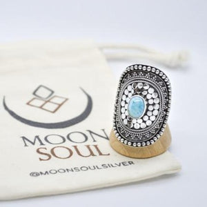 Gypsy Larimar Ring