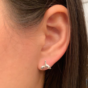 Stud Whale Tail Earrings