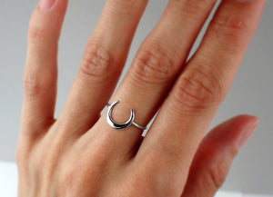 Crescent Moon Ring