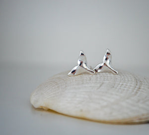 Stud Whale Tail Earrings