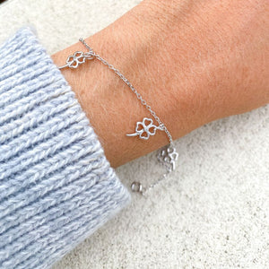 Clover Dangle Bracelet