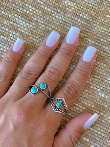 Turquoise Globes Ring