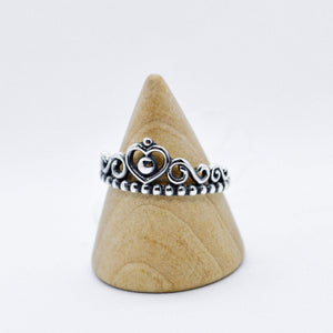 Silver Crown Ring