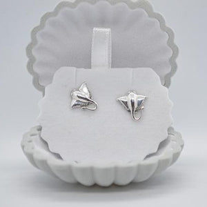 Manta Ray Stud Earrings